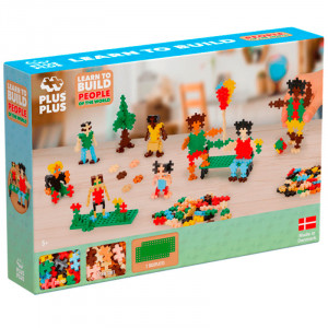 Plus-Plus Mini Learn to Build Personas del Mundo 250 piezas - juguete de construcción