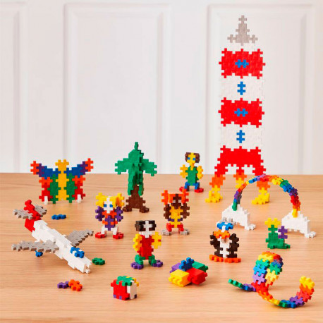 Plus-Plus MINI Cubo 600 piezas colores básicos - juguete de construcción