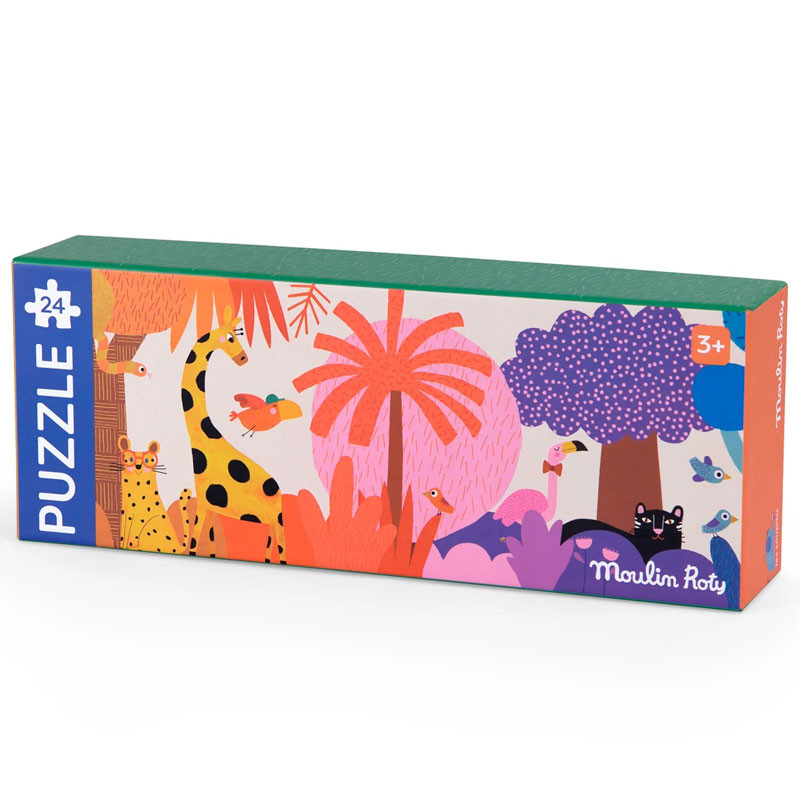 Puzle infantil La Jungla Arco Iris - Toupitis 24 piezas