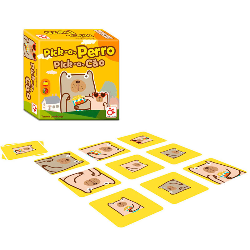 Pick-a-Perro - rápido juego de cartas de percepción visual para 1-5 jugadores