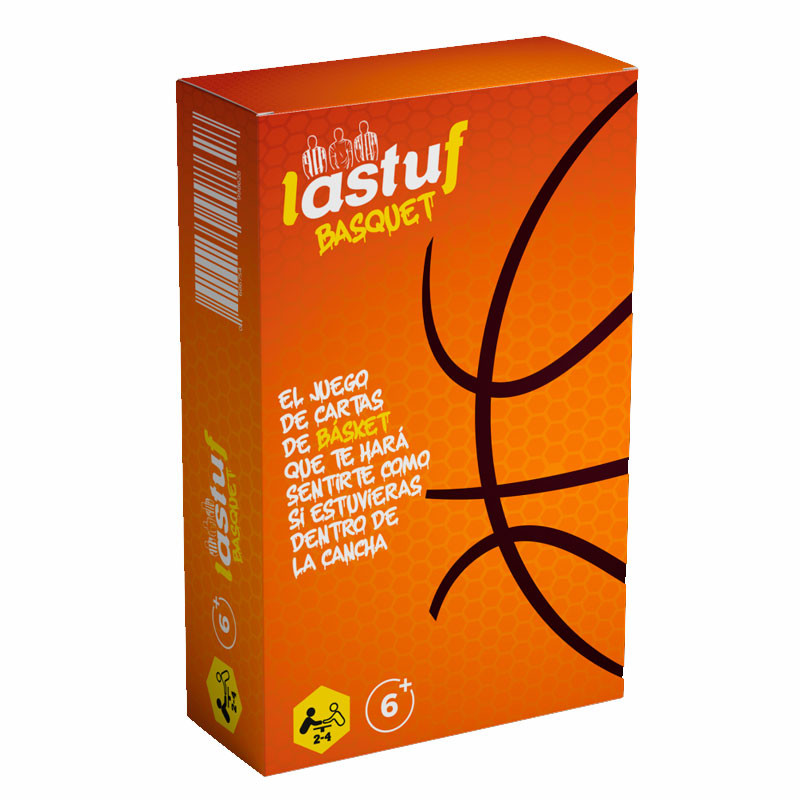 Lastuf BASKET - juego de cartas para 2-4 jugadores de baloncesto
