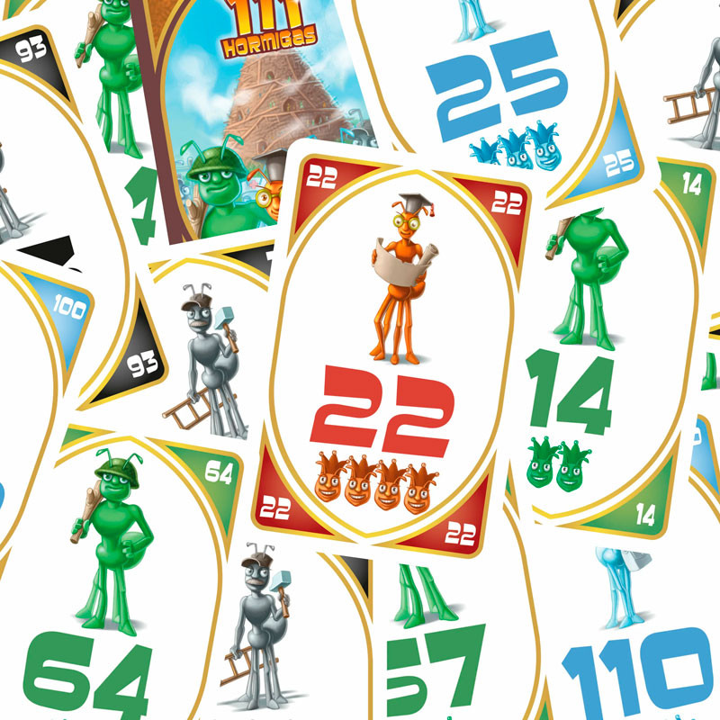 111 Hormigas - juego de secuencias con cartas para 2-5 jugadores