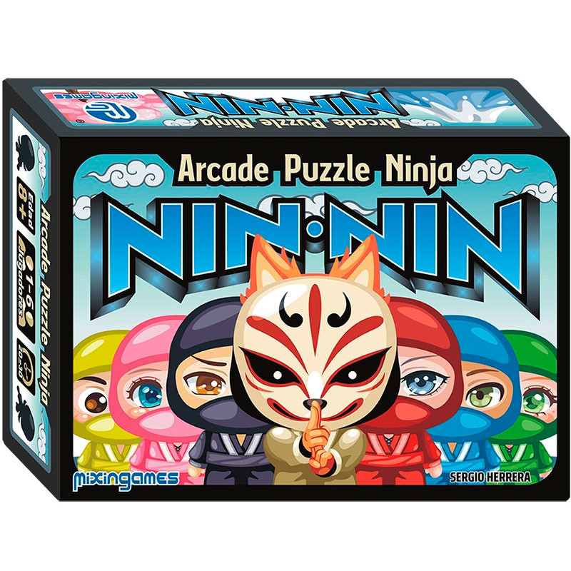 NIN-NIN Arcade Puzle Ninja - Joc de cartes per a 1-6 jugadors