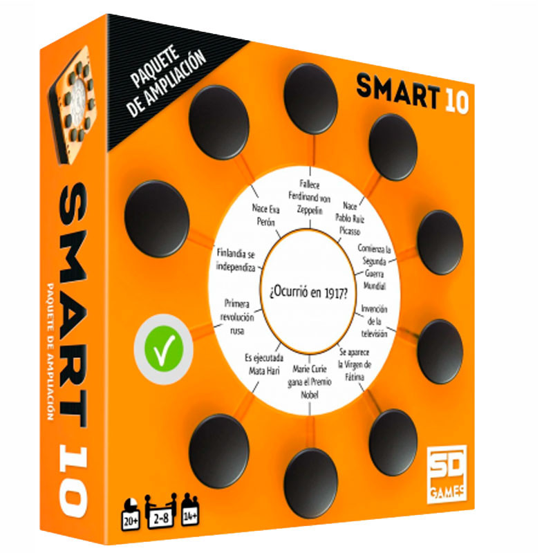 Paquet d'ampliació SMART 10 amb 100 cartes de doble cara