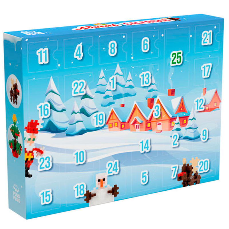 Plus-Plus Mini Calendari d'Advent 600 peces - joguina de construcció