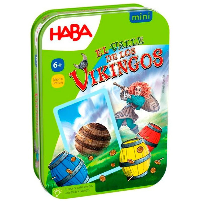 El Valle de los Vikingos Versión Mini en Lata - emocionante juego de táctica y destreza para 2-4 jugadores