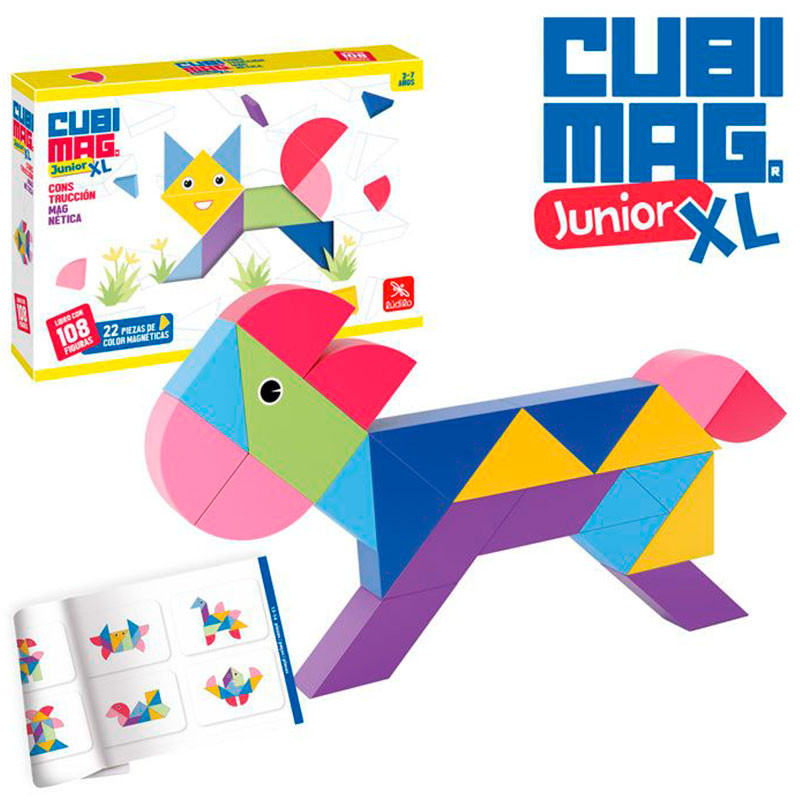 Cubi Mag JUNIOR XL - Construcción magnética a partir de 3 años