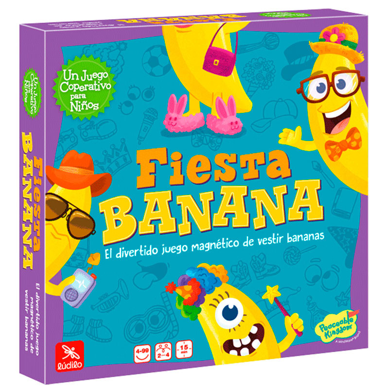 Fiesta Banana - Juego cooperativo magnético para 2-4 jugadores