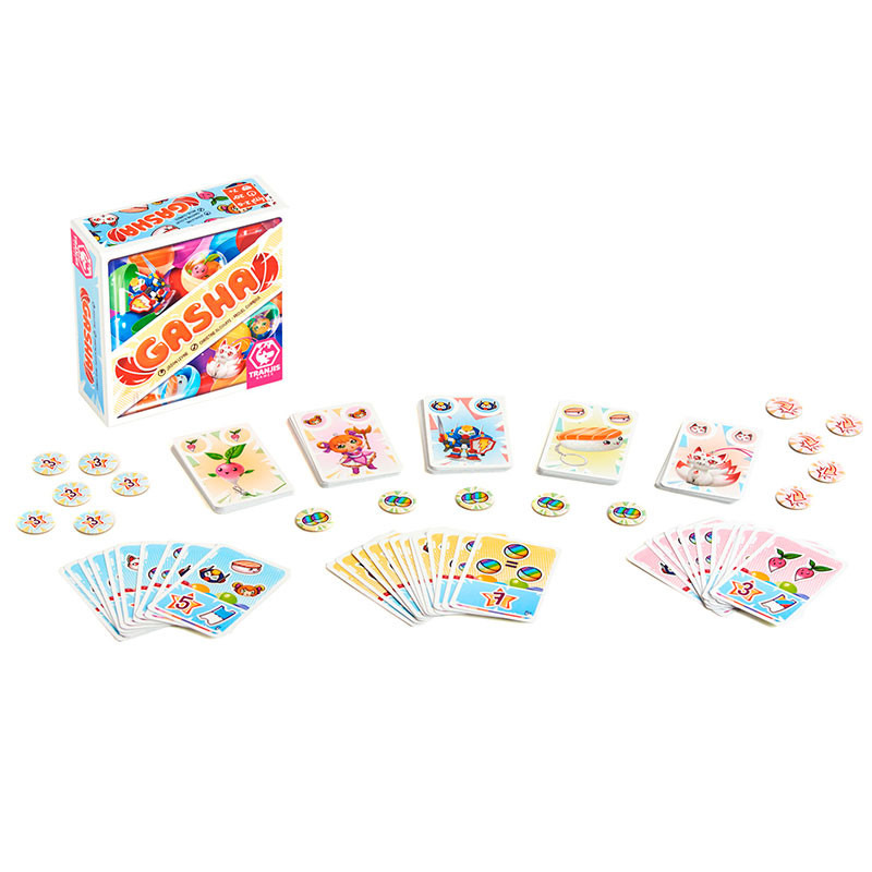 Gasha - joc de cartes per a 2-6 jugadors
