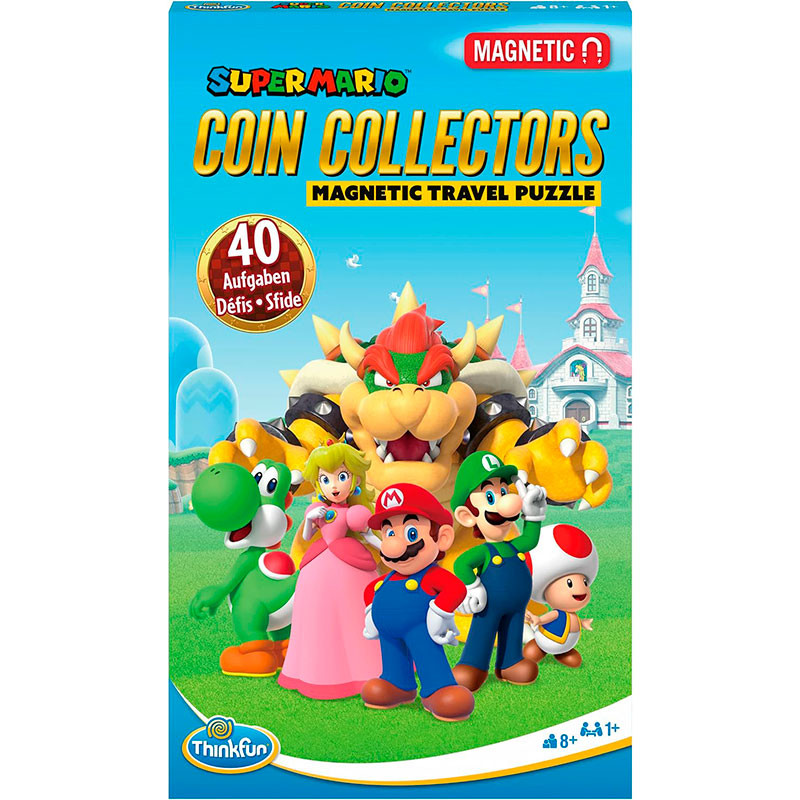 Super Mario Coin Collectors - Puzle magnètic de viatge per a 1 jugador