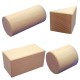 10 bloques de madera de construcción, diferentes medidas