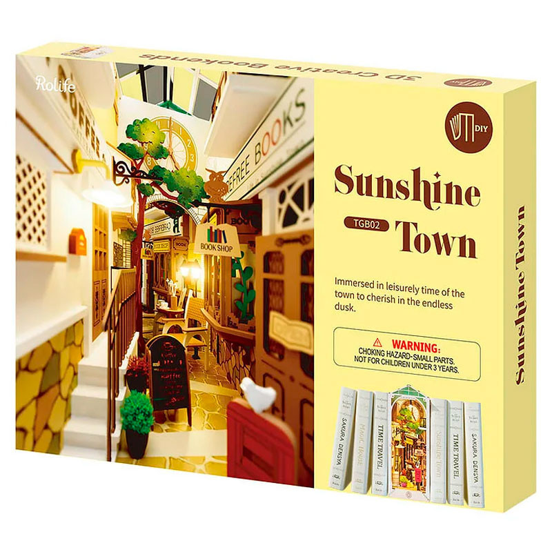 Sunshine Town - Suport de llibres creatiu 3D (DIY)