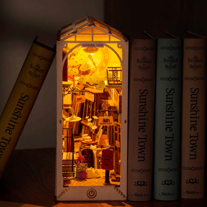 Sunshine Town - Suport de llibres creatiu 3D (DIY)