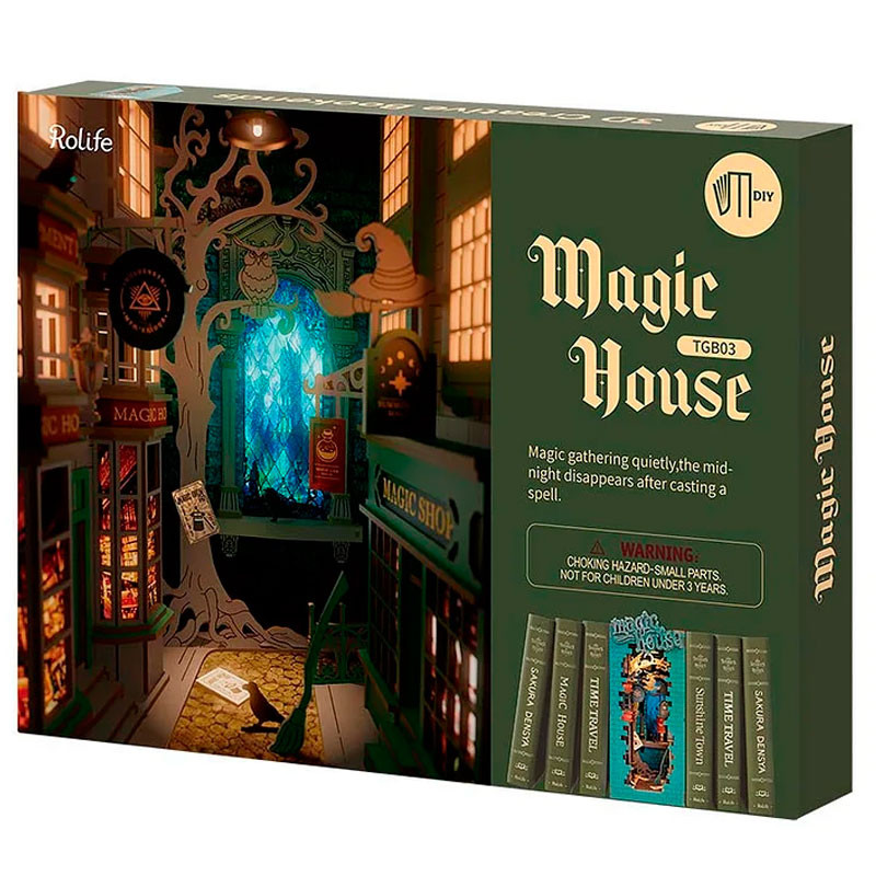 Magic House - Suport de llibres creatiu 3D (DIY)