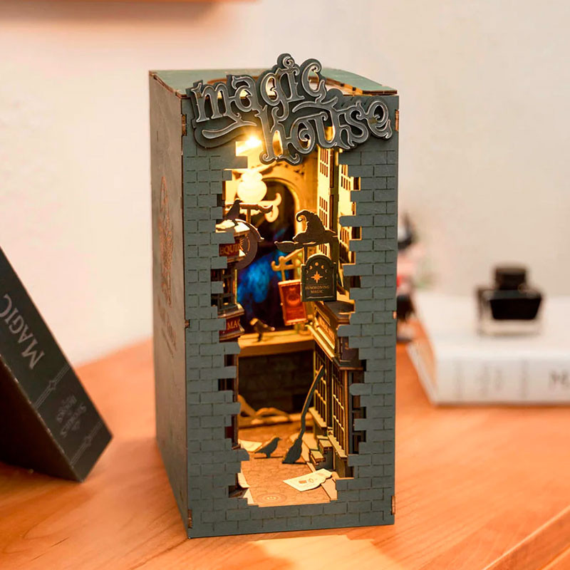 Magic House - Soporte de libros creativo 3D (DIY)