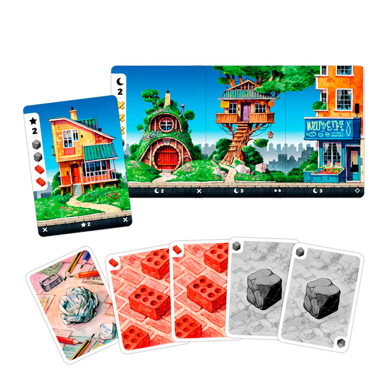 Barrio - joc d'estratègia amb cartes per a 1-4 jugadors