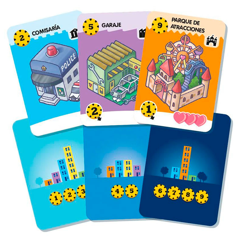 Happy City - Joc de cartes de planificació i estratègia per a 2-5 jugadors