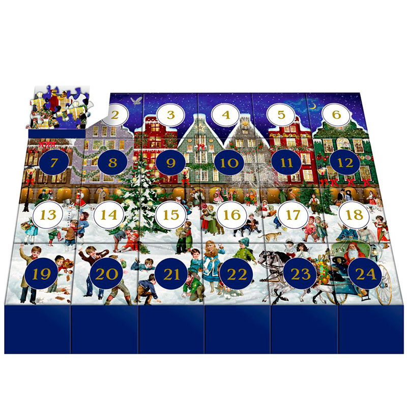 Calendario de Adviento Noche de invierno en la ciudad - Puzzle 1000 piezas