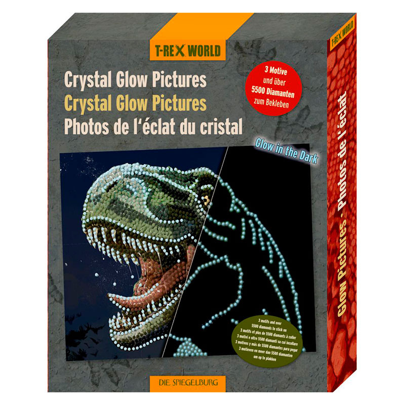 Pintar amb diamants Imatges Crystal Glow - T-Rex World