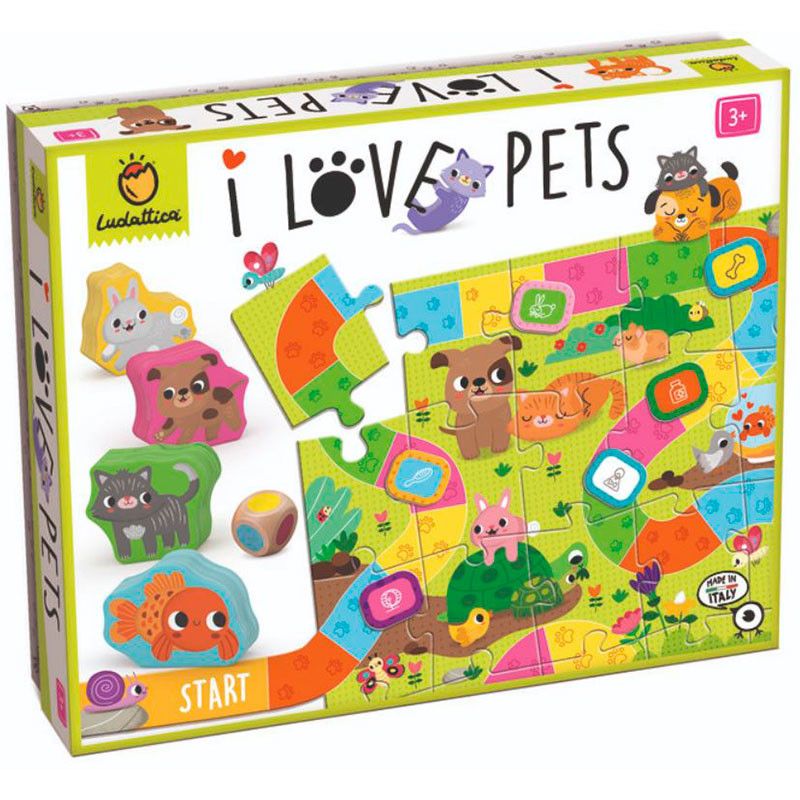 I Love Pets - joc de taula infantil per a 2-5 jugadors