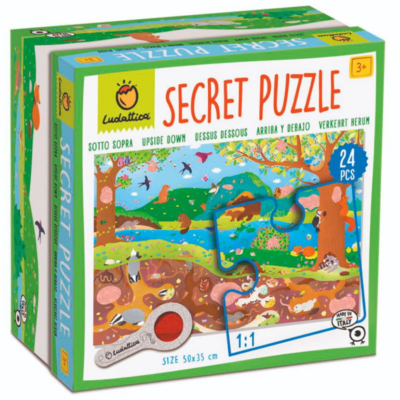 Secret Puzzle Arriba y Debajo - 24 piezas