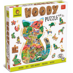 Woody Puzzle Mascotas -...