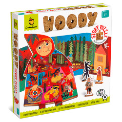 Woody Story Puzzle Caperucita Roja - puzle de madera de 24 piezas
