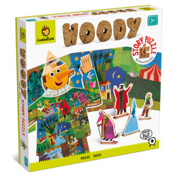 Woody Story Puzzle Pinocho - puzle de madera de 24 piezas