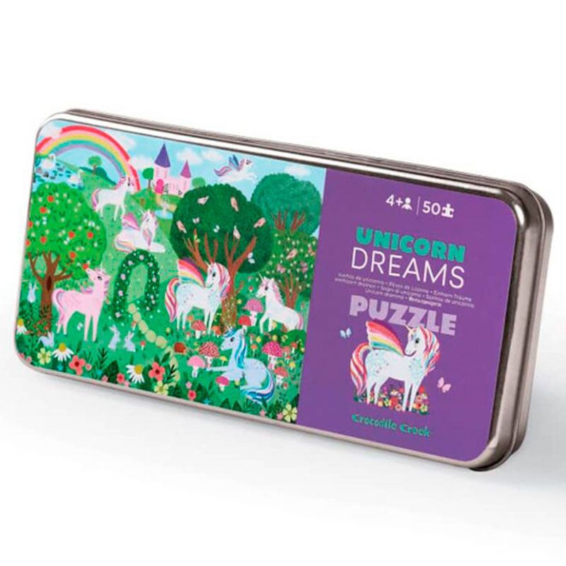 Puzle en lata Unicorn Dreams - 50 piezas