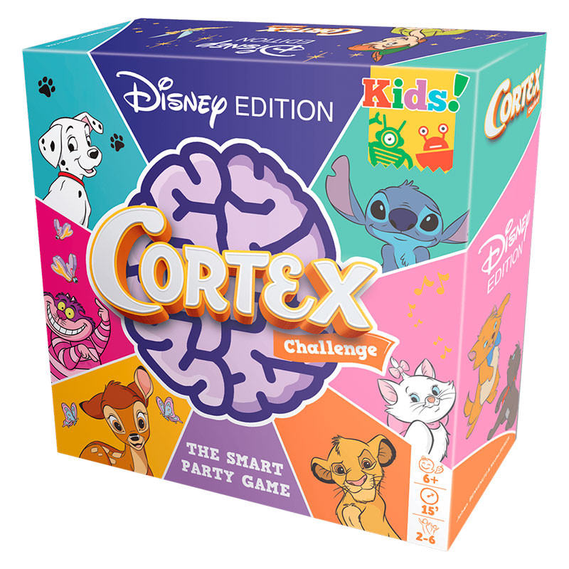 Cortex Kids DISNEY Edition - Juego de cartas de habilidad mental y concentración