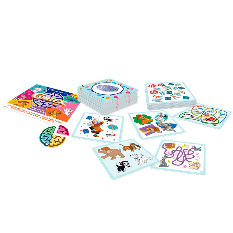 Cortex Kids DISNEY Edition - Juego de cartas de habilidad mental y concentración