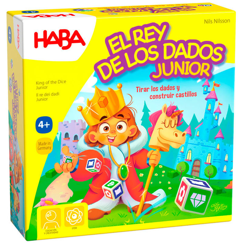 El Rey de los Dados JÚNIOR juego de mesa en castellano de Haba - envío  24/48 horas 