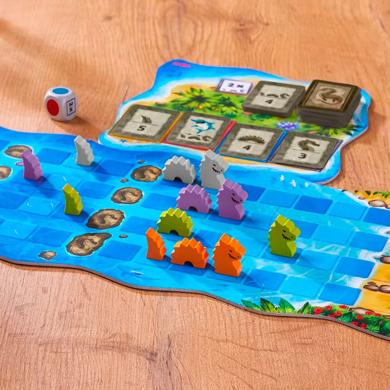 Dracs d'Aigua - Carrera de daus a través de la mar per a 2-4 jugadors