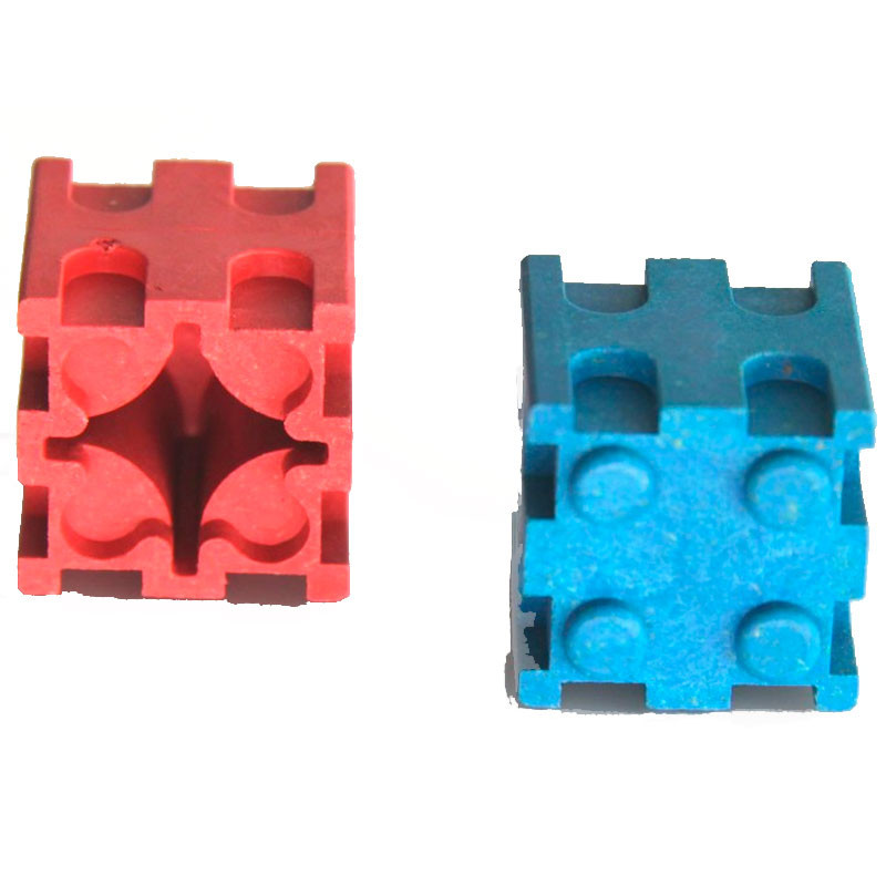 100 Cubos multiencaje de colores 2cm - Madera reciclada RE-Wood de Wissner-  envío 24/48 horas -  tienda de material ed