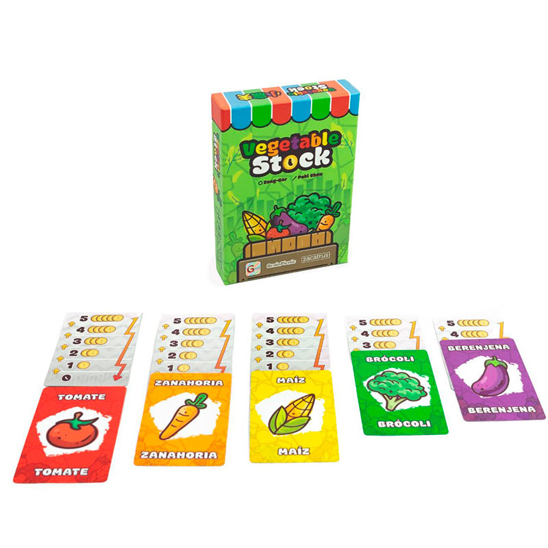 Vegetable Stock - juego de cartas para 2-6 jugadores