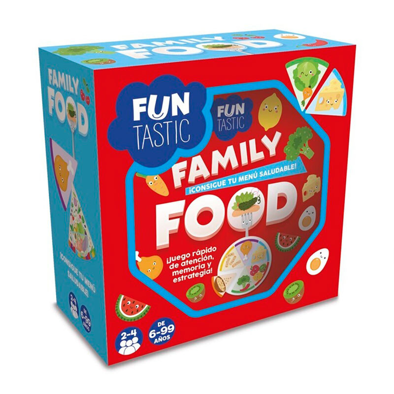 Family Food - Juego de velocidad para 2-4 jugadores