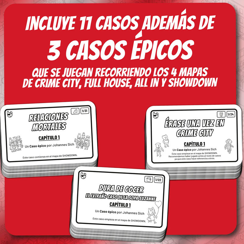 Bonus BOX Micro MACRO Crime City - juego cooperativo de detectives para 1-4 jugadores