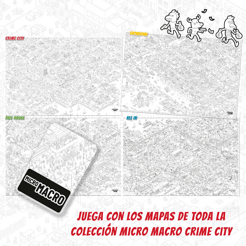 Bonus BOX Micro MACRO Crime City - joc cooperatiu de detectius per a 1-4 jugadors