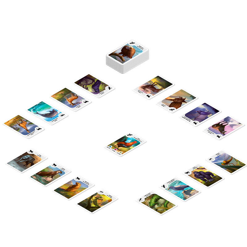 Cardline Animales - juego de cartas de conocimientos de animales