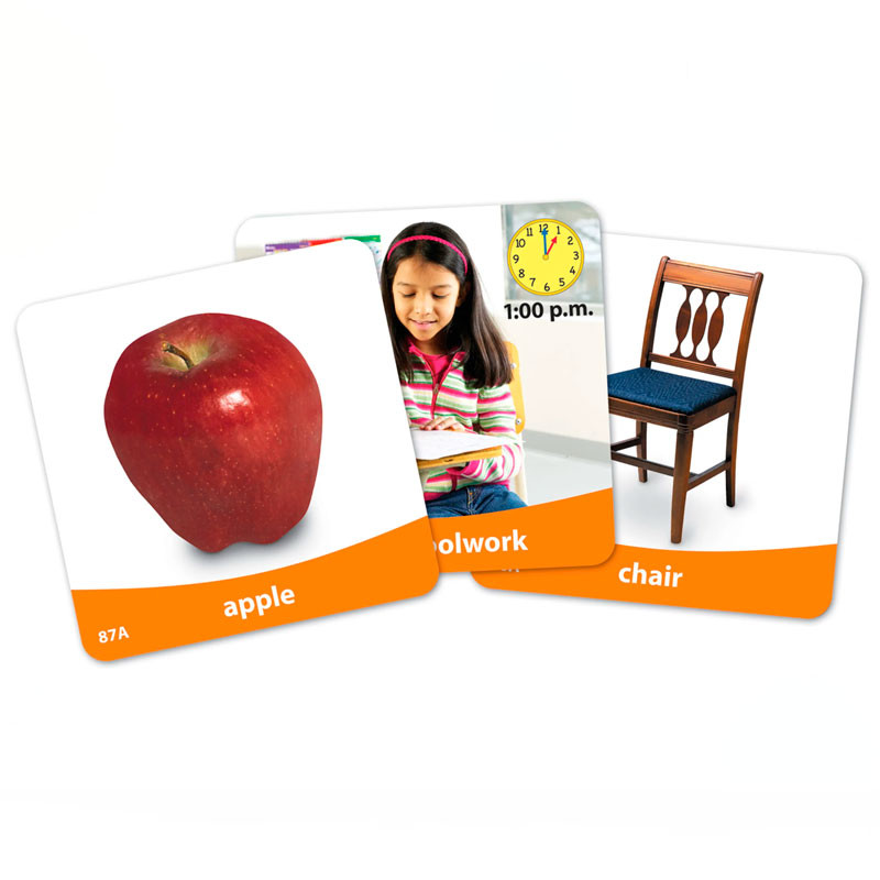 Photo Cards - Tarjetas con vocabulario básico en inglés