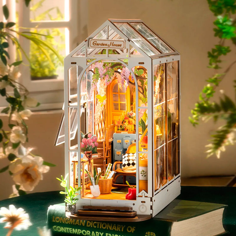 Holiday Garden House - Suport de llibres creatiu 3D (DIY)