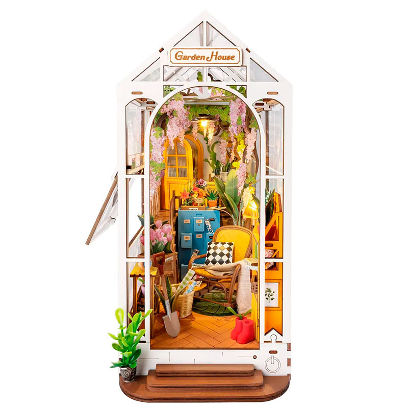 Holiday Garden House - Soporte de libros creativo 3D (DIY)