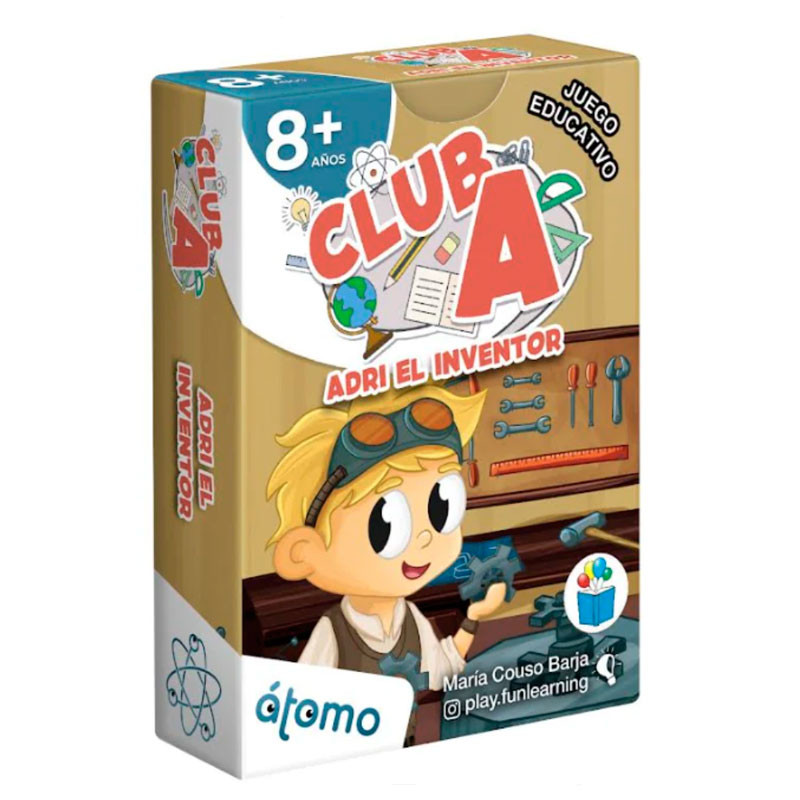 Club A Adri l'Inventor - Joc de cartes per a l'aprenentatge del llenguatge (castellà)