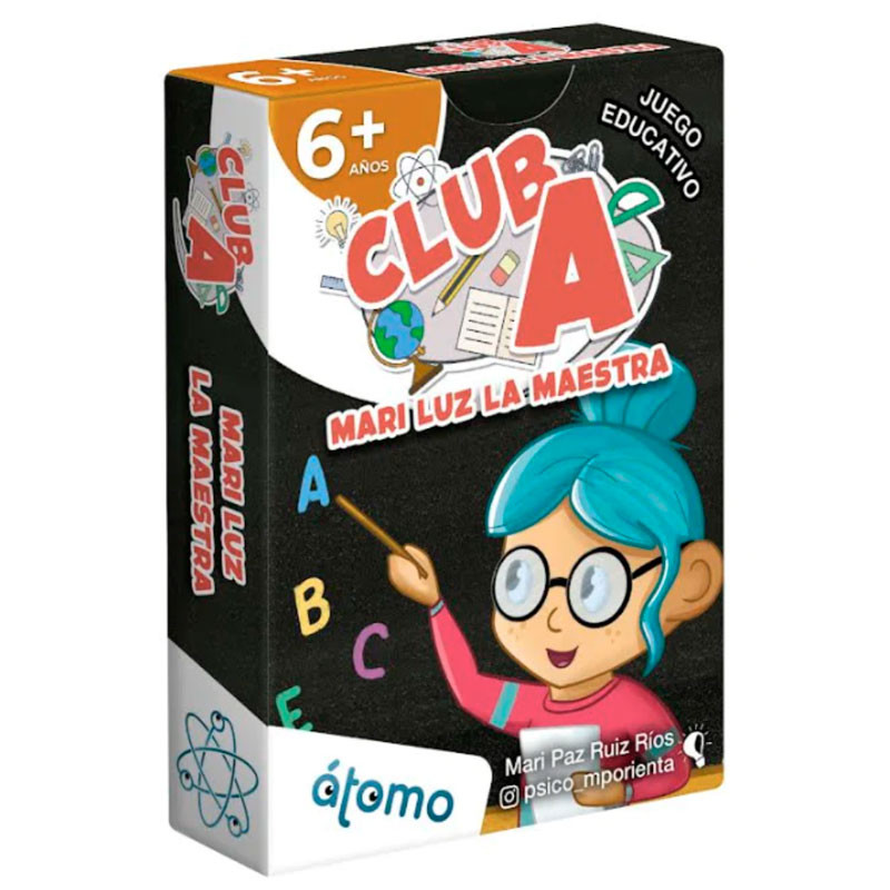 Club A Mari Luz la Mestra - Joc de cartes per a l'aprenentatge del llenguatge (castellà)