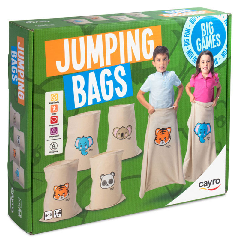 Jumping Bags para carrera de sacos - emocionante juego de motricidad