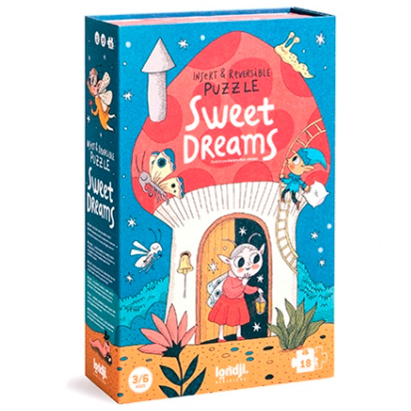 Sweet Dreams - Puzle reversible i encaixable 18 peces.