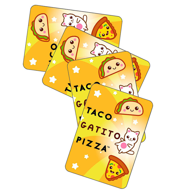 Taco, Gatito, Pizza - juego de percepción visual para 2-6 jugadores