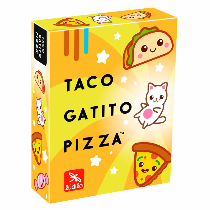 Taco, Gatito, Pizza - juego de percepción visual para 2-6 jugadores