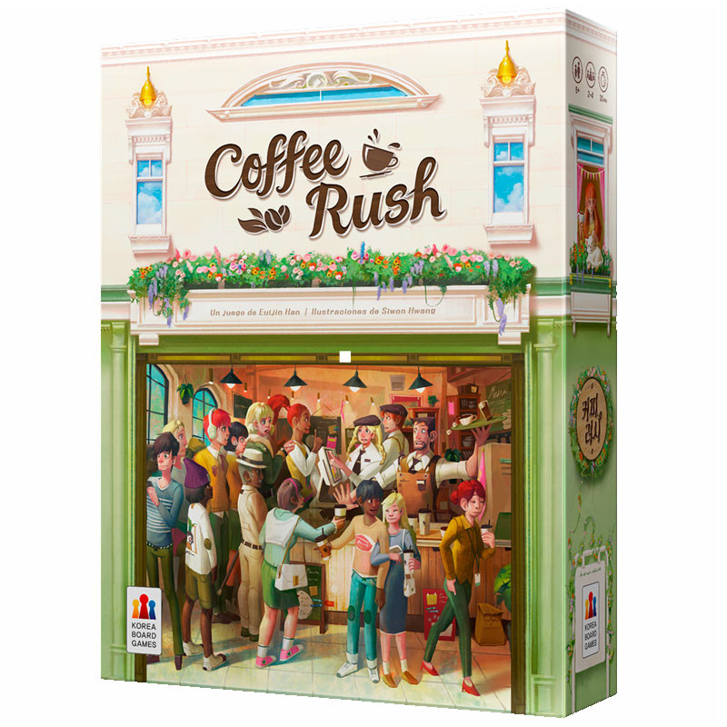 Coffee Rush - juego de gestión del tiempo para 2-4 jugadores