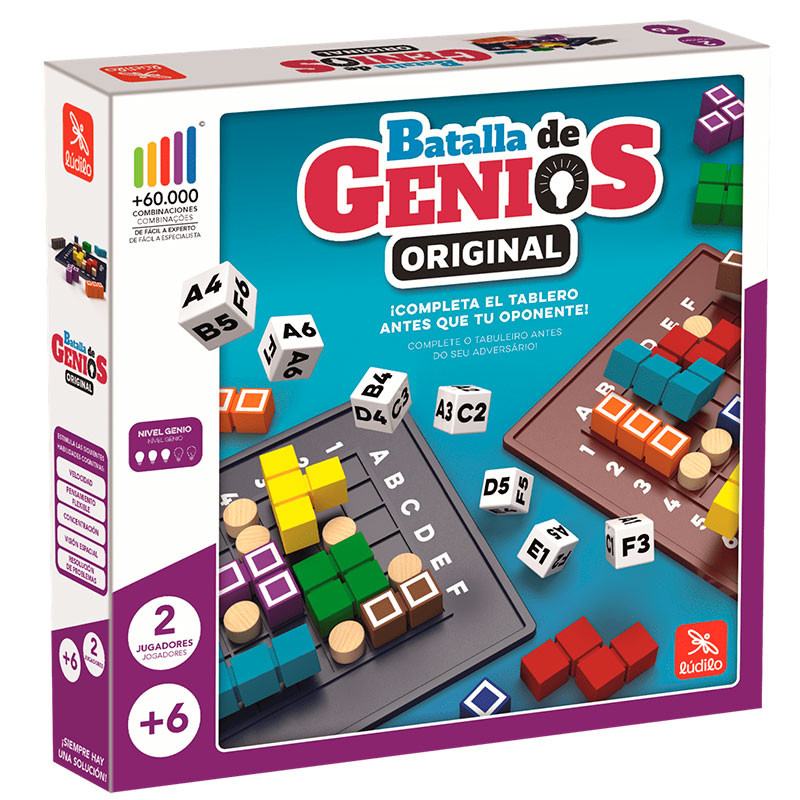 Batalla de Genios ORIGINAL - juego de lógica para 1-2 jugadores (Nueva Edición)